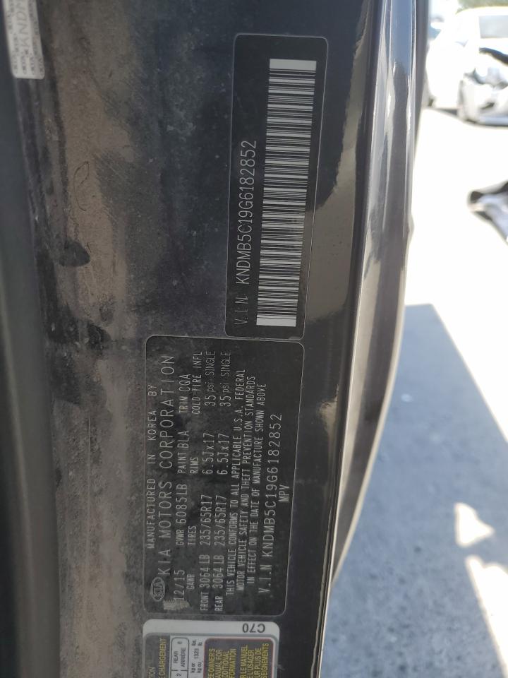 KNDMB5C19G6182852 2016 Kia Sedona Lx