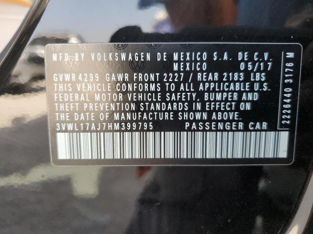 2017 VOLKSWAGEN JETTA SEL - 3VWL17AJ7HM399795