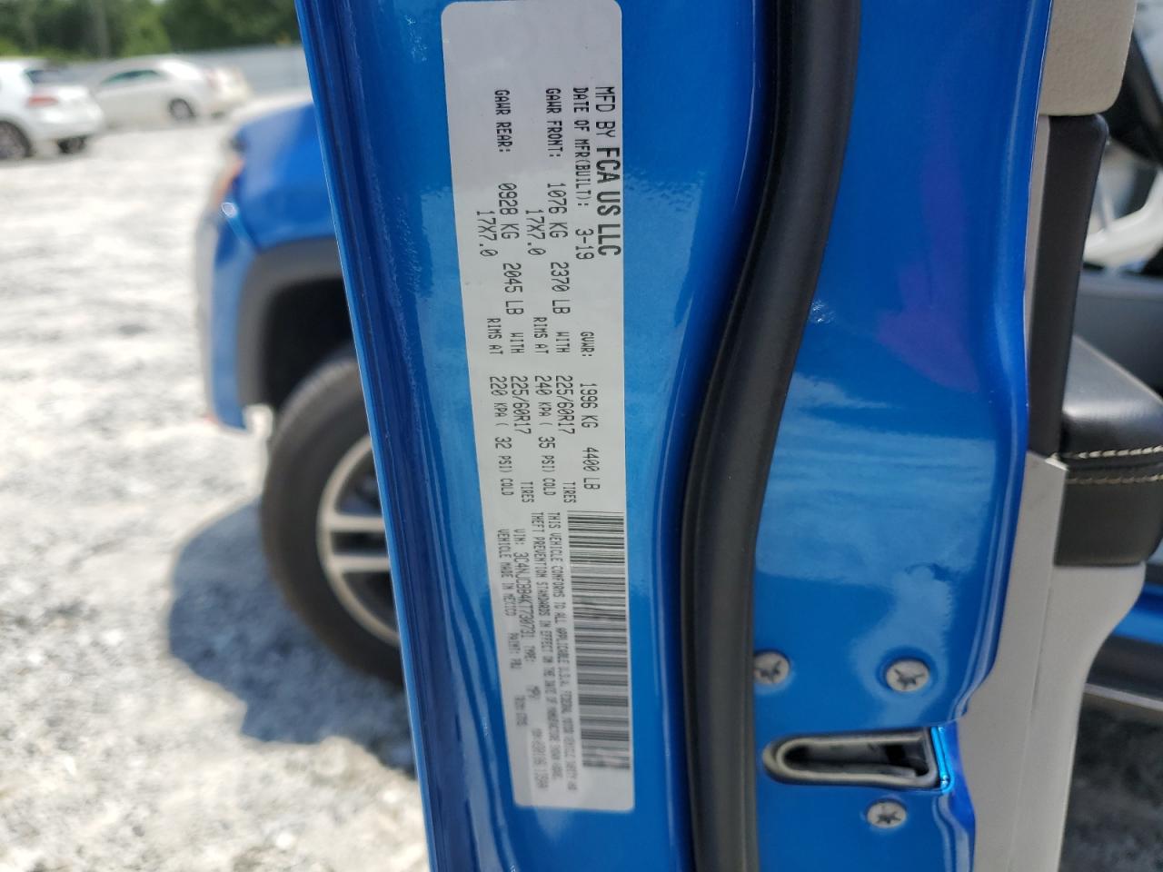 3C4NJCBB4KT730731 2019 Jeep Compass Latitude