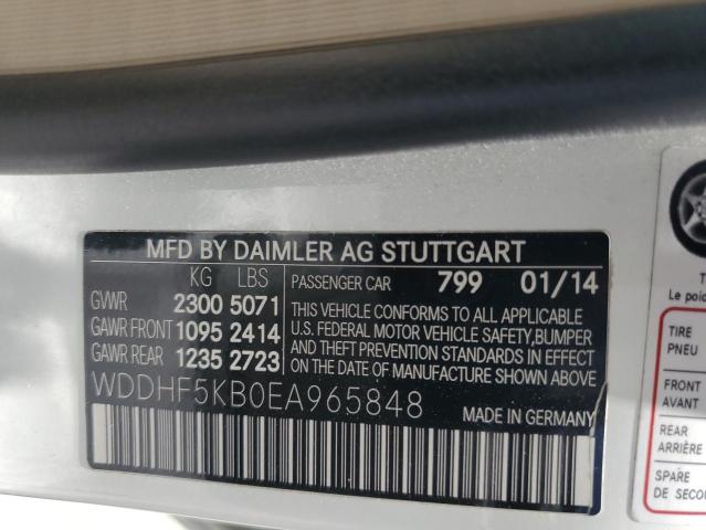 WDDHF5KB0EA965848 2014 Mercedes-Benz E 350