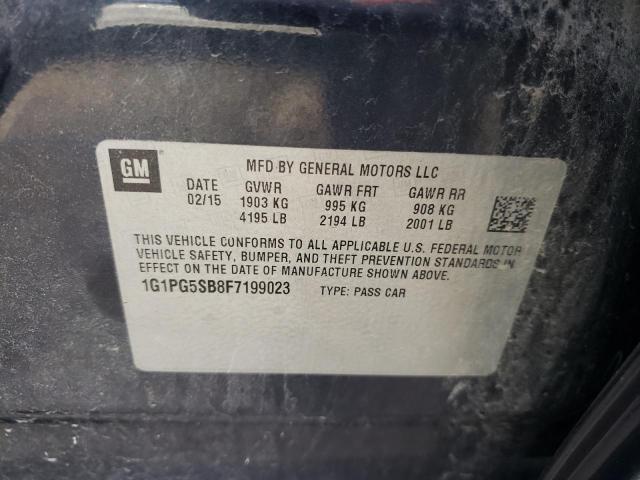 2015 CHEVROLET CRUZE LTZ - 1G1PG5SB8F7199023