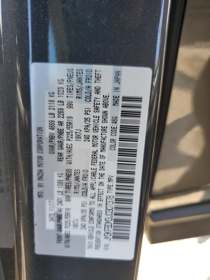 JM3KFBDM3J0307378 2018 Mazda Cx-5 Grand Touring