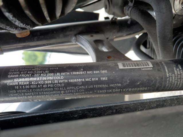 2015 HARLEY-DAVIDSON FLHTCUL UL 1HD1KDM1XFB668926