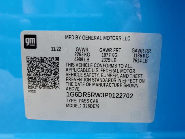 2023 CADILLAC CT5-V - 1G6DR5RW3P0122702