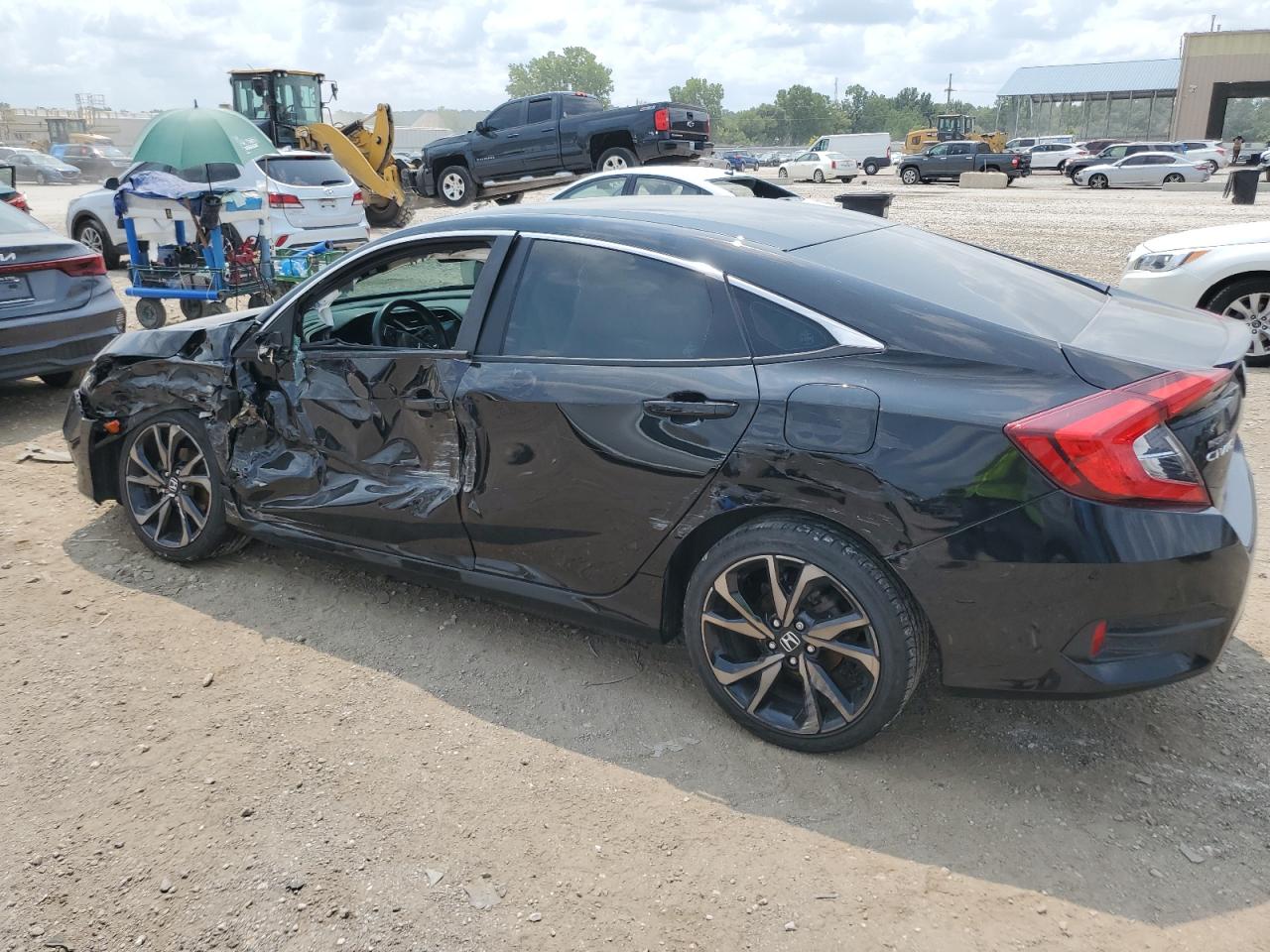 Lot #2888857988 2020 HONDA CIVIC SPOR