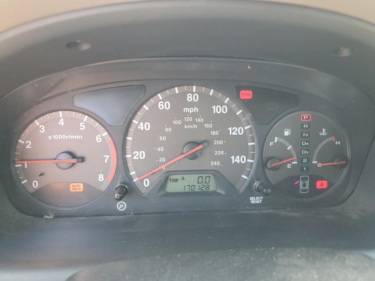 1HGCG22501A028293 2001 Honda Accord Ex