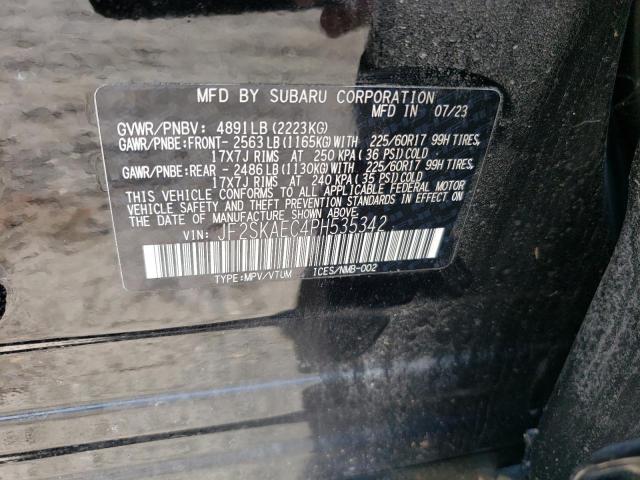 2023 SUBARU FORESTER P - JF2SKAEC4PH535342