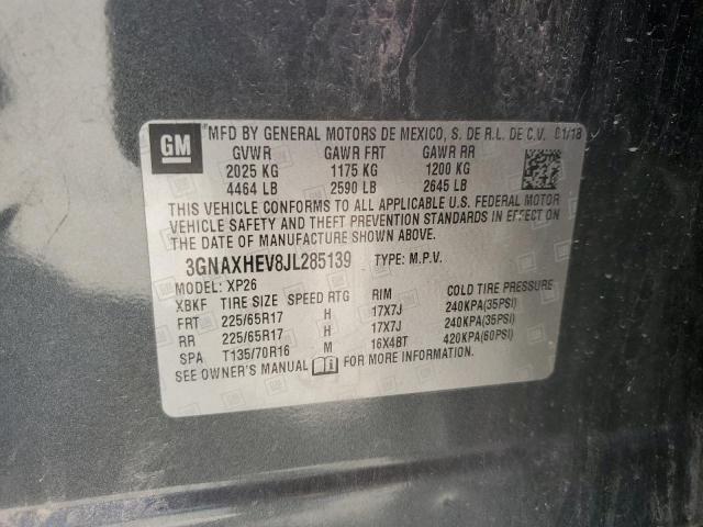 2018 CHEVROLET EQUINOX LS - 3GNAXHEV8JL285139