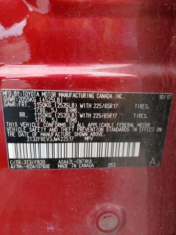 2018 TOYOTA RAV4 LE - 2T3ZFREV3JW422517
