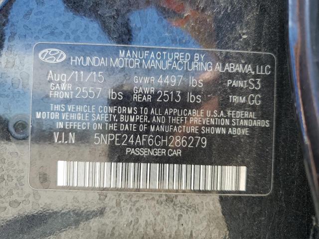 5NPE24AF6GH286279 2016 Hyundai Sonata Se