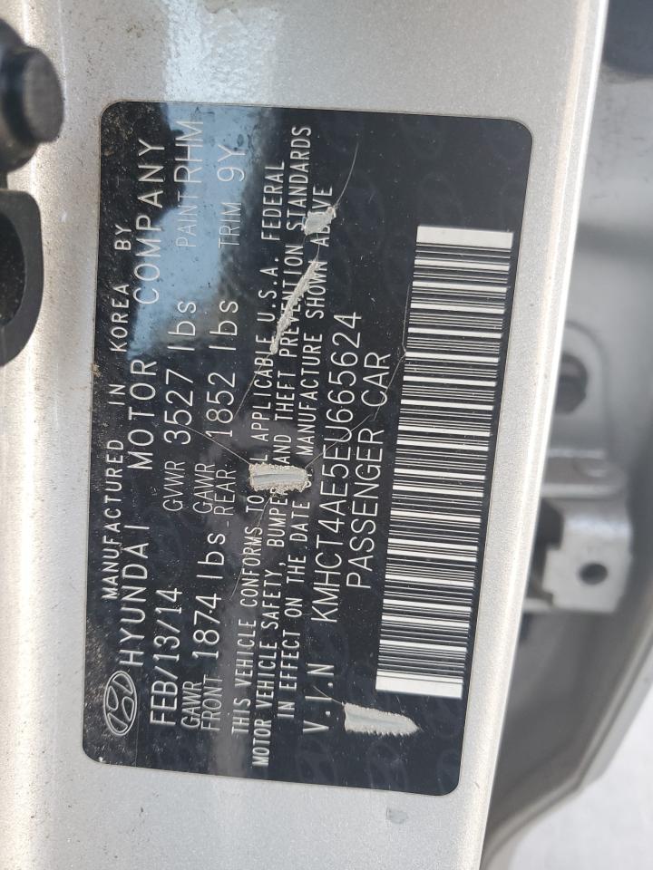 KMHCT4AE5EU665624 2014 Hyundai Accent Gls