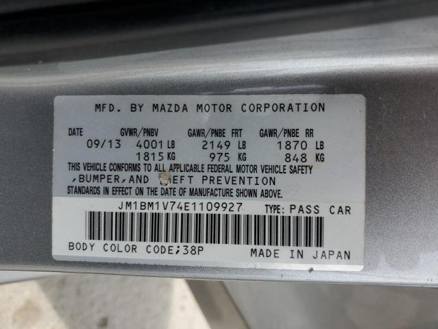 VIN JM1BM1V74E1109927 2014 Mazda 3, Touring no.12