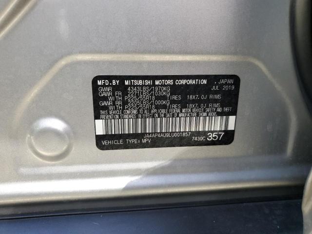 VIN JA4AP4AU9LU001857 2020 MITSUBISHI OUTLANDER no.12