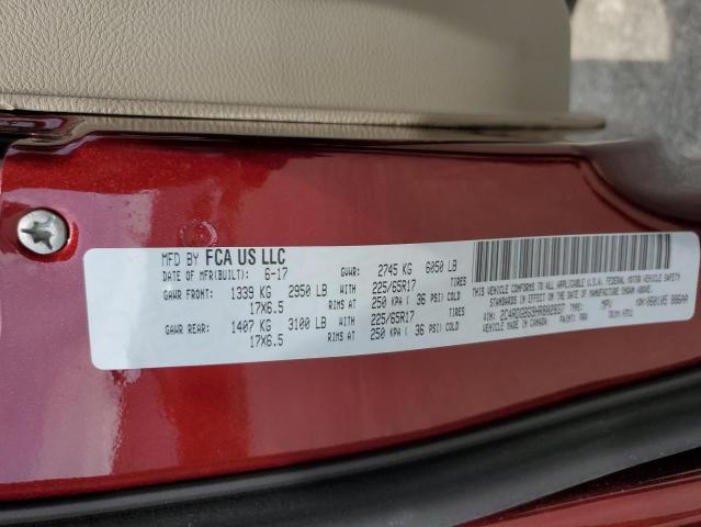 2017 DODGE GRAND CARA - 2C4RDGBG9HR802837