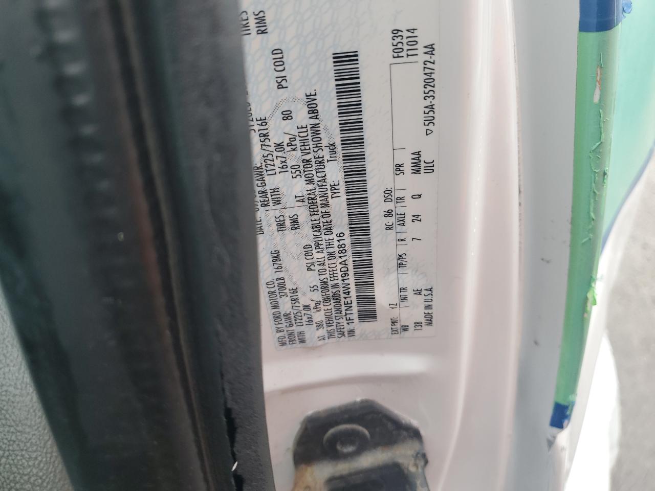 1FTNE14W19DA18816 2009 Ford Econoline E150 Van