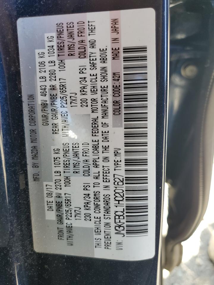 JM3KFBCL1H0201627 2017 Mazda Cx-5 Touring