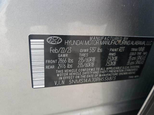 VIN 5NMS14AJ0PH556873 2023 Hyundai Santa Fe, SE no.12