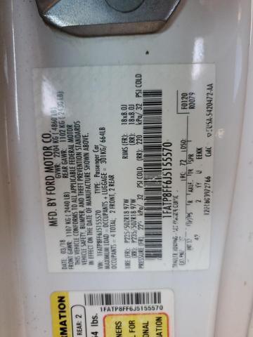 2018 Ford Mustang Gt VIN: 1FATP8FF6J5155570 Lot: 62918174