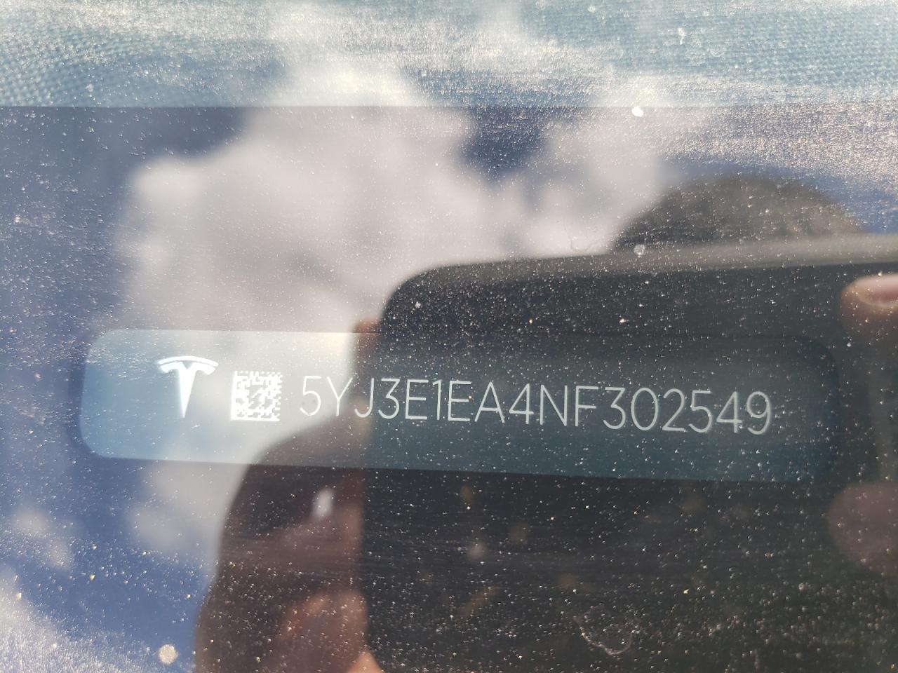 5YJ3E1EA4NF302549 2022 Tesla Model 3