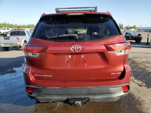 VIN 5TDJZRFH6KS566188 2019 Toyota Highlander, SE no.6