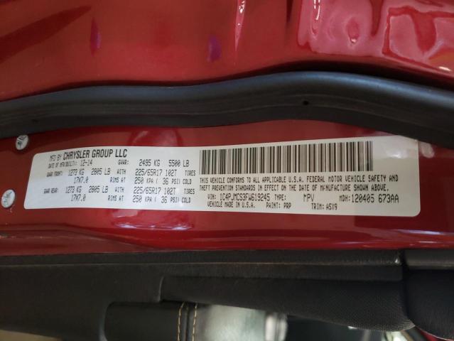 2015 Jeep Cherokee Latitude VIN: 1C4PJMCS3FW619245 Lot: 61299484