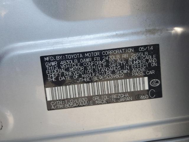 2014 Lexus Gs 350 VIN: JTHBE1BL9E5039802 Lot: 59836344