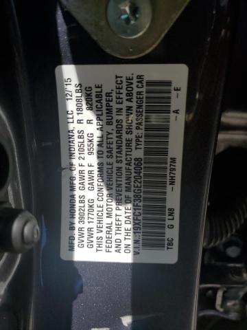 2016 HONDA CIVIC EX - 19XFC1F38GE204068