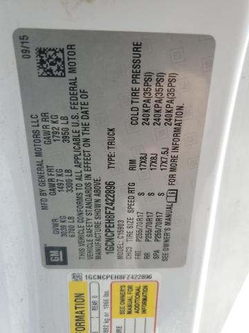 2015 CHEVROLET SILVERADO - 1GCNCPEH8FZ422896