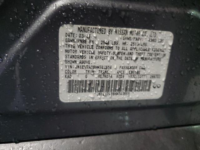 2017 INFINITI Q50 PREMIU - JN1EV7AP8HM743556