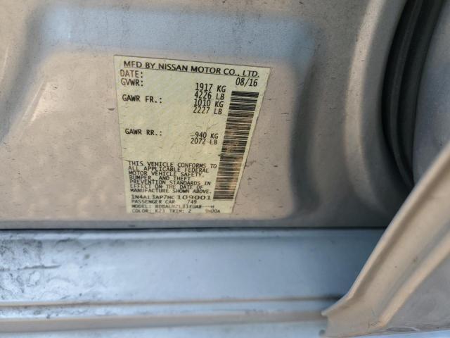 2017 NISSAN ALTIMA 2.5 - 1N4AL3AP7HC109001