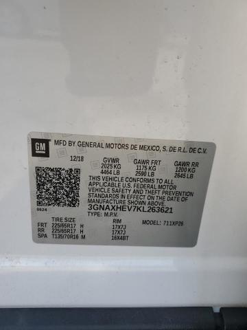2019 CHEVROLET EQUINOX LS - 3GNAXHEV7KL263621