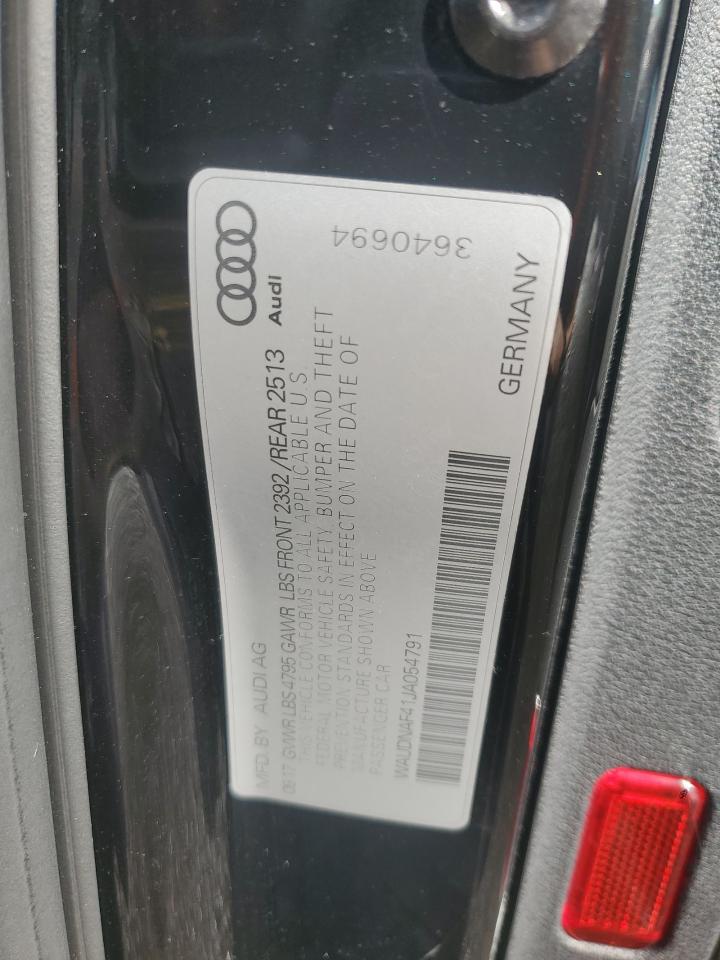 WAUDNAF41JA054791 2018 Audi A4 Premium