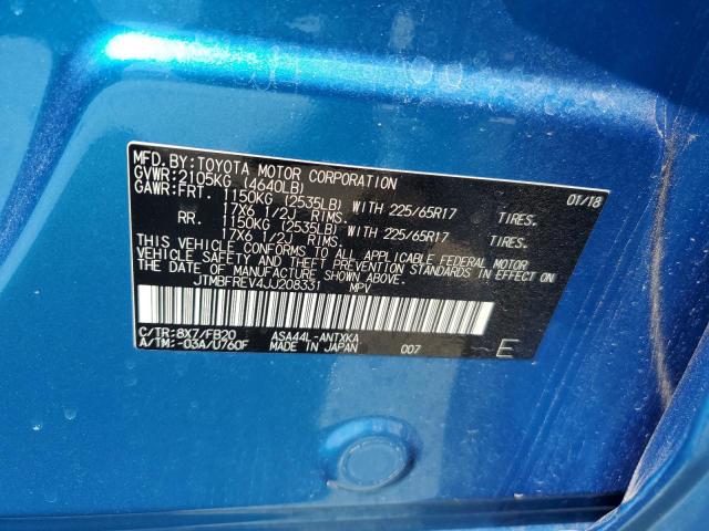 2018 TOYOTA RAV4 LE - JTMBFREV4JJ208331