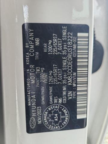 2024 HYUNDAI TUCSON SEL - KM8JCCDE0RU318222