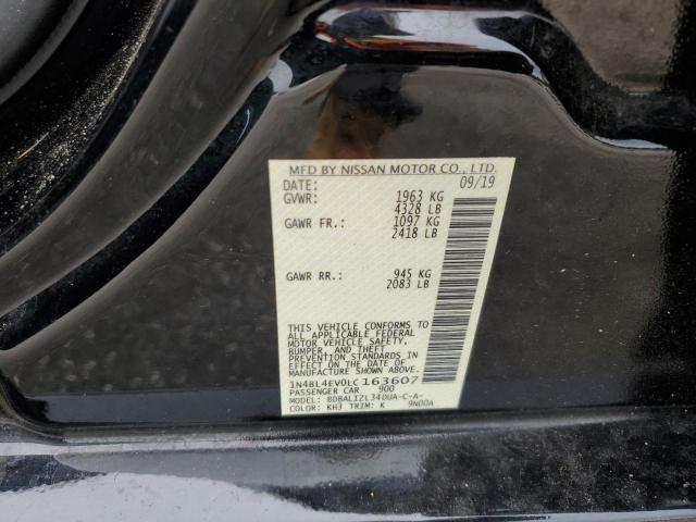 2020 NISSAN ALTIMA SL - 1N4BL4EV0LC163607