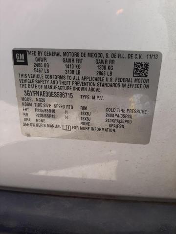 2014 Cadillac Srx VIN: 3GYFNAE30ES586715 Lot: 53878724