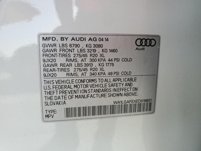 WA1LGAFEXED019831 2014 Audi Q7 Premium Plus