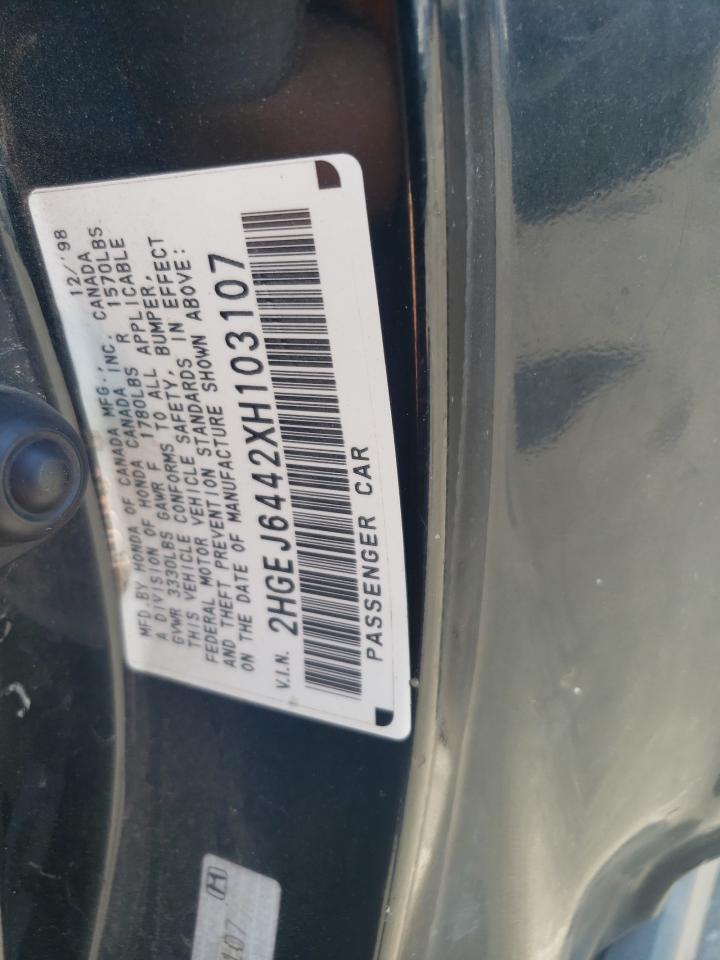 2HGEJ6442XH103107 1999 Honda Civic Dx