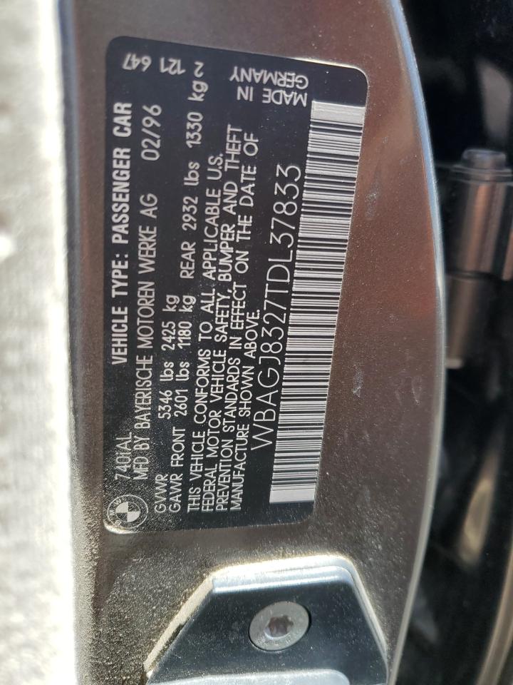 WBAGJ8327TDL37833 1996 BMW 740 Il