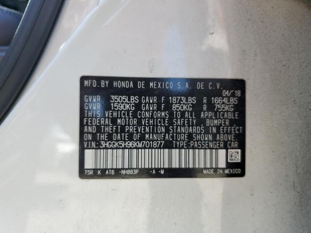 2019 HONDA FIT EXL - 3HGGK5H96KM701877