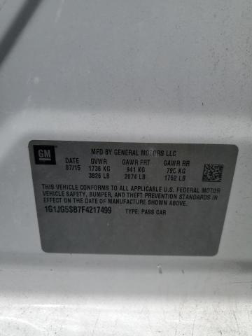 2015 CHEVROLET SONIC RS - 1G1JG5SB7F4217499