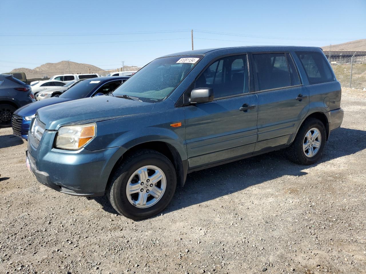 5FNYF28107B022022 2007 Honda Pilot Lx