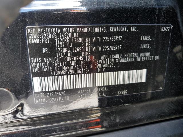 2022 TOYOTA RAV4 XLE - 4T3RWRFV9NU061184