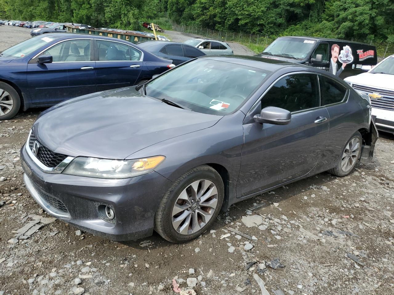 HONDA ACCORD EXL 2014 gray  gas 1HGCT1B87EA009018 photo #1