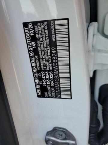 2021 MERCEDES-BENZ GLB 250 - W1N4M4GB3MW088249