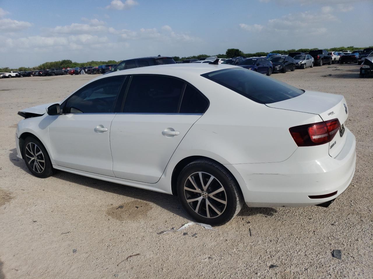 VOLKSWAGEN JETTA SE 2017 white  gas 3VWB67AJ0HM307309 photo #3