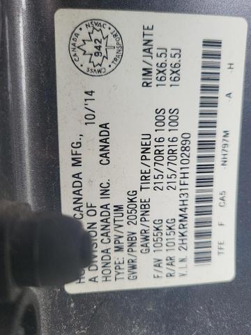 2015 HONDA CR-V LX - 2HKRM4H31FH102890