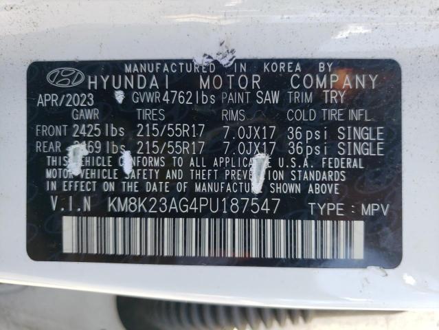 VIN KM8K23AG4PU187547 2023 HYUNDAI KONA no.13