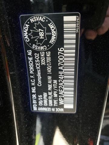 2017 PORSCHE CAYENNE SE - WP1AE2A24HLA70076