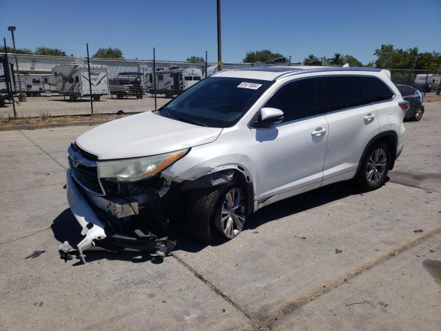 VIN 5TDJKRFH3ES040660 2014 Toyota Highlander, Xle no.1